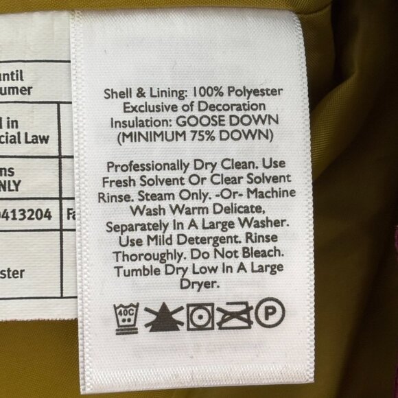 EDDIE BAUER Lightweight 550 Down Fill Full Zip Puffer Vest in Boysenberry SZ 12 - Picture 7 of 10